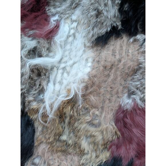 Ulla Johnson Iris Genuine Rabbit Fur Lamb Fur Jacket Coat Size P Rare #1N452 - Picture 11 of 12